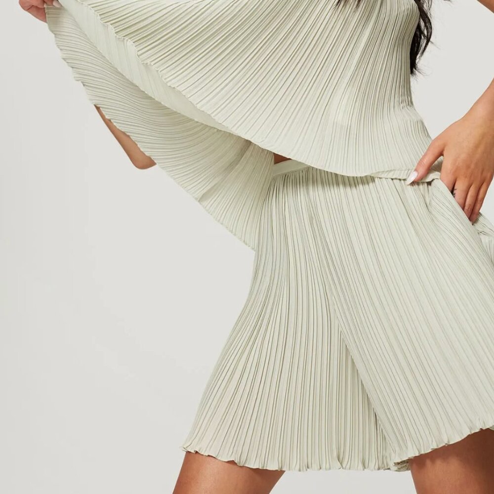 Rebecca Taylor Pleated Plisse Shorts